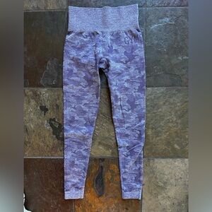 Gymshark Camo Leggings - purple